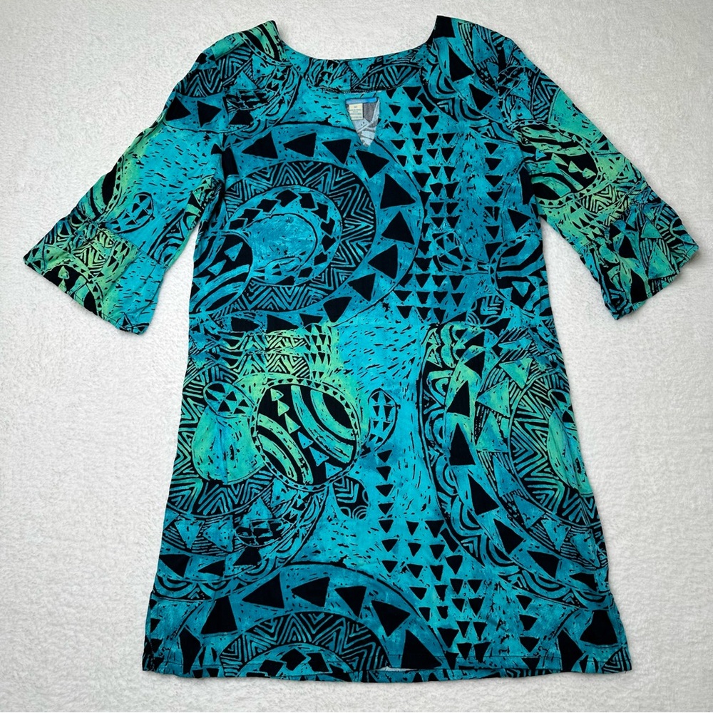Kai Clothing Aloha Hawaiian Print Dress